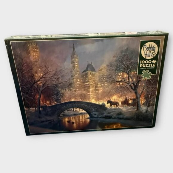 NEW Cobble Hill Puzzle Winter in the Park 1000 Pieces - Picture 1 of 4